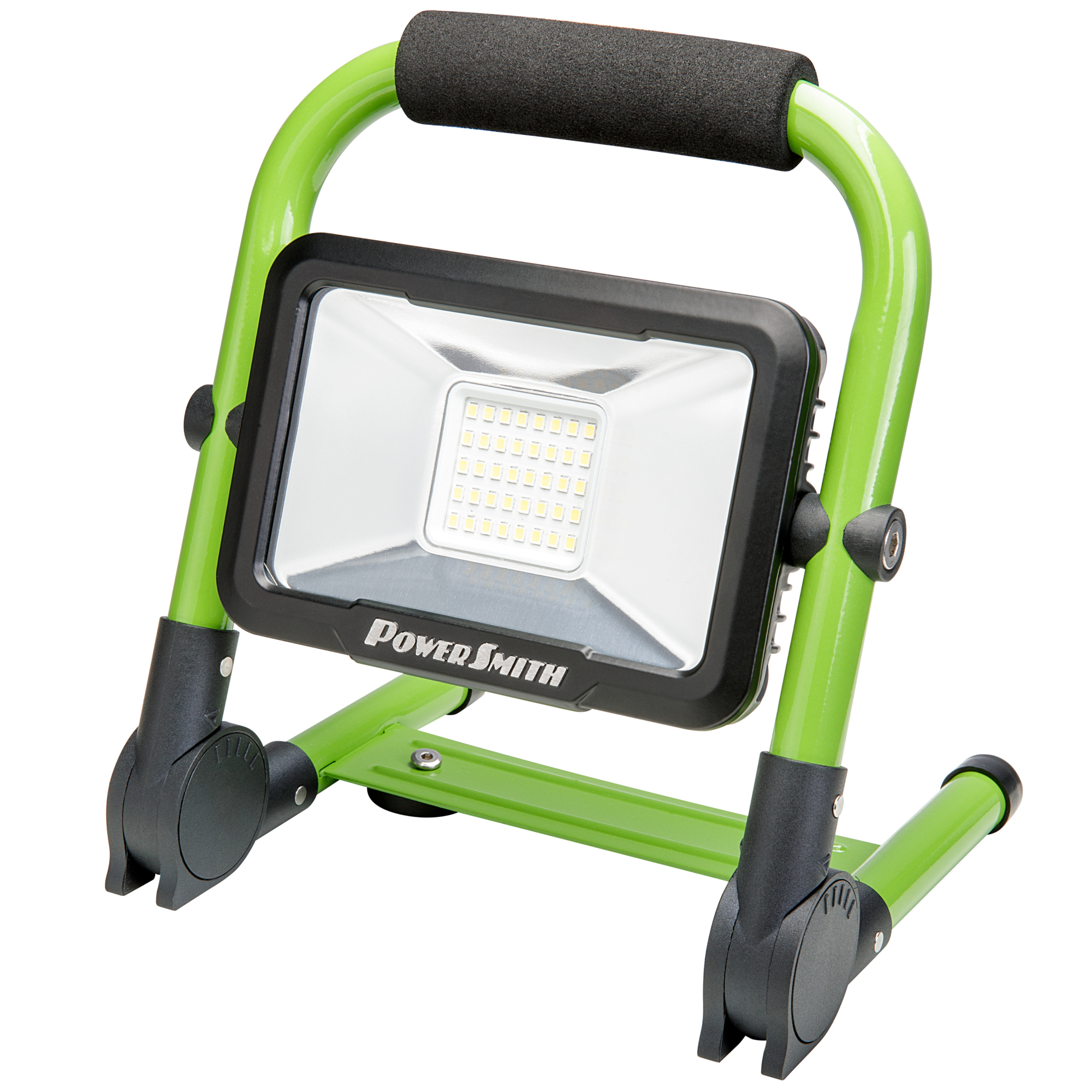 PowerSmith Foldable LED Work Light — 1500 Lumens, Magnetic Stand, 8-Hour Runtime, Model# PWLR015FM